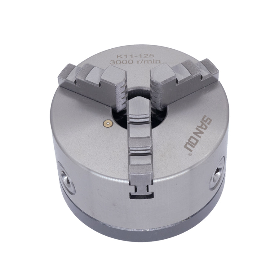 D125 Three Jaw Self-Centering Chuck with 52mm Pull Stud | CNC