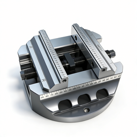 250mm diameter heavy-duty self-centering vise, jaw width 160mm, D250-H160