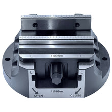 Load image into Gallery viewer, 250mm diameter heavy-duty self-centering vise, jaw width 160mm, D250-H160