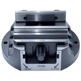 250mm diameter heavy-duty self-centering vise, jaw width 160mm, D250-H160