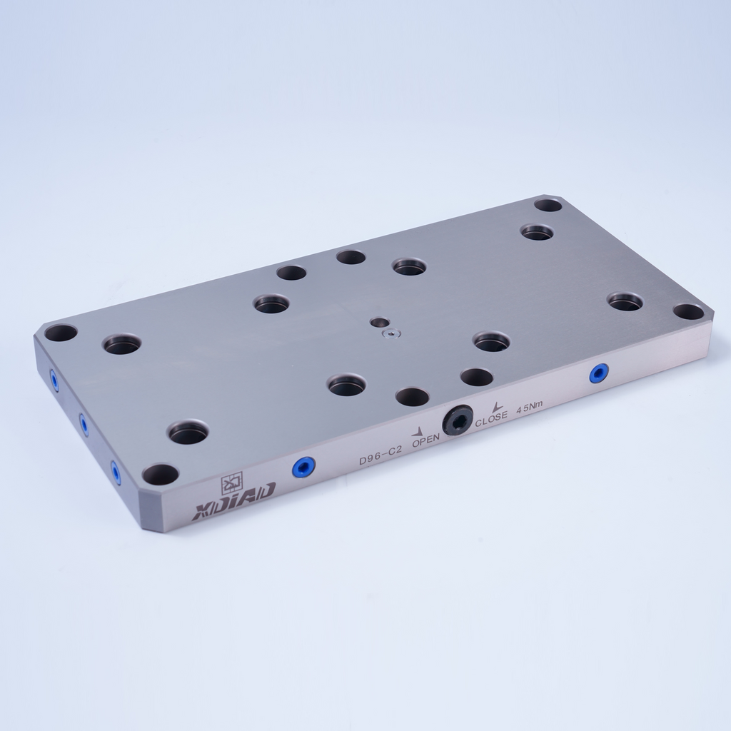CNC XinDian Precise 96mm Cuboid Machine Tool Manual Chuck - C2