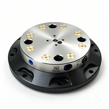Load image into Gallery viewer, 96mm circular quick-release plate and mounting base, suitable for 300–500mm diameter CNC rotary tables.