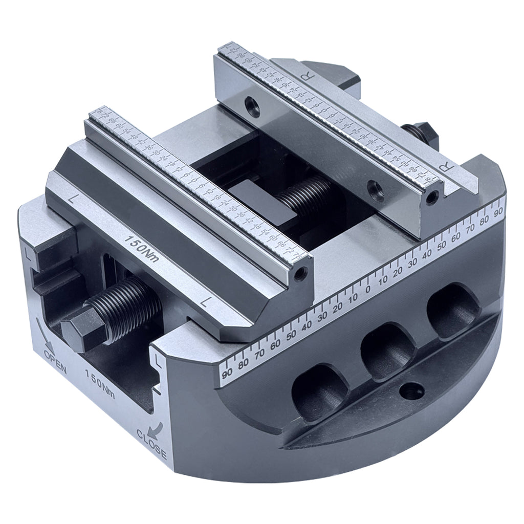 250mm diameter heavy-duty self-centering vise, jaw width 160mm, D250-H160