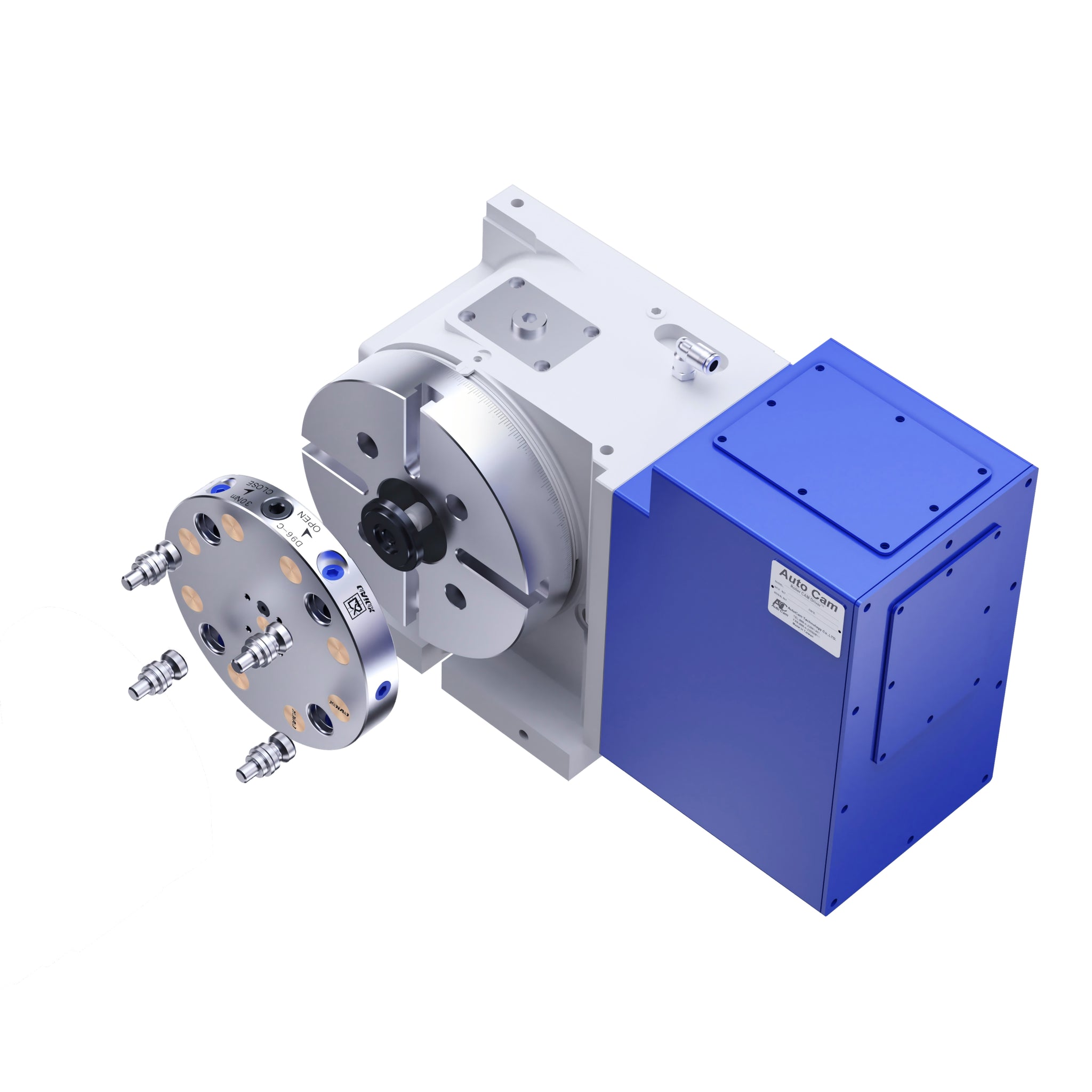 Zero point positioning chuck rotation axis center axis(Suitable for D9 ...